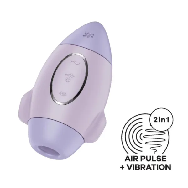 Стимулятор клитора с воздушной стимуляцией и вибрацией Satisfyer Mission Control (лиловый) Стимулятор клитора с воздушной стимуляцией и вибрацией Satisfyer Mission Control (лиловый)
