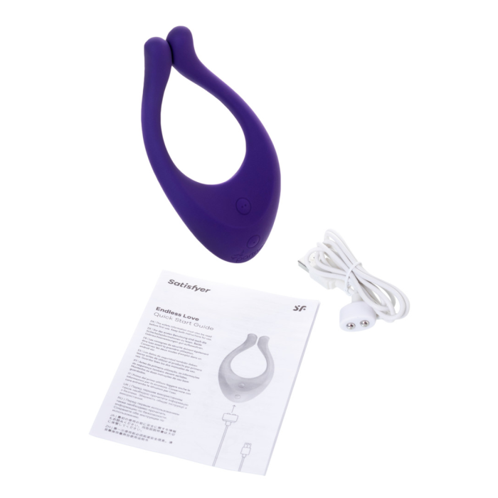 Многофункциональный стимулятор для пар Satisfyer Partner Multifun 1, силикон, фиолетовый, 13,5 см.