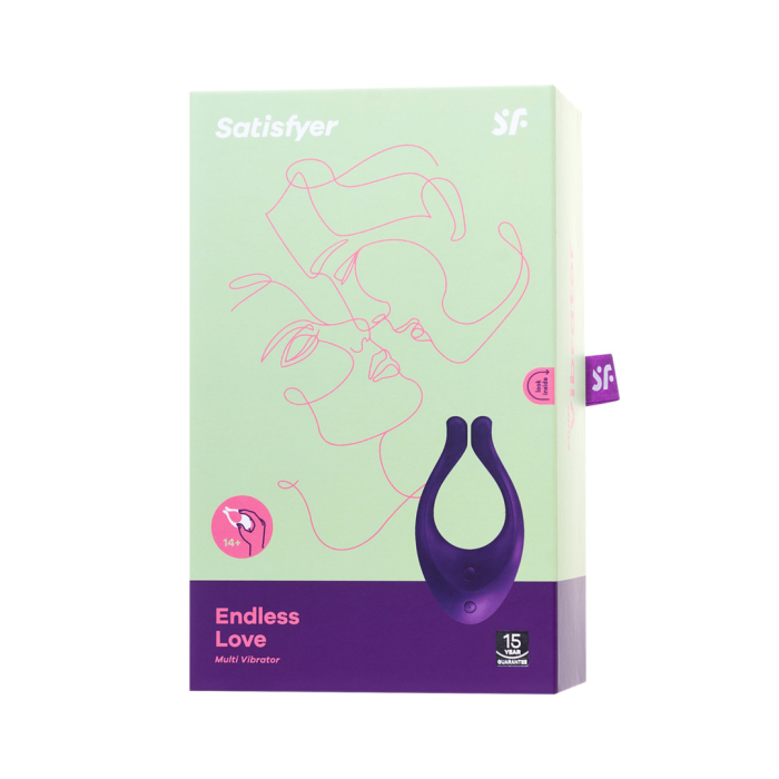 Многофункциональный стимулятор для пар Satisfyer Partner Multifun 1, силикон, фиолетовый, 13,5 см.