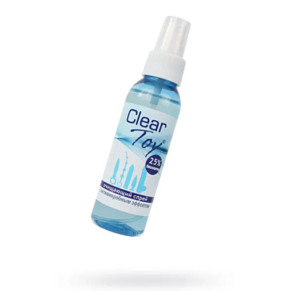 Очищающий спрей "CLEAR TOY" с антимикробным эффектом 100 мл Очищающий спрей "CLEAR TOY" с антимикробным эффектом 100 мл