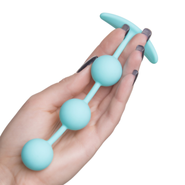 Анальная втулка ToDo by Toyfa Triplex, силикон, мятная, 15 см, Ø 2,5 см