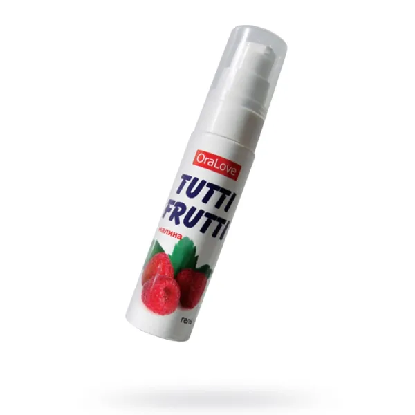 Съедобная гель-смазка Tutti-frutti для орального секса со вкусом малины 30 г Съедобная гель-смазка Tutti-frutti для орального секса со вкусом малины 30 г