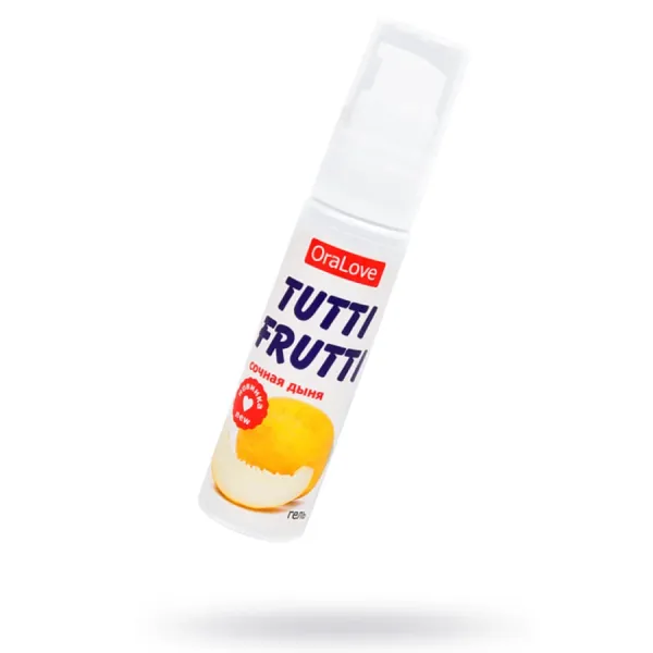 Съедобная гель-смазка TUTTI-FRUTTI для орального секса со вкусом сочная дыня 30г Съедобная гель-смазка TUTTI-FRUTTI для орального секса со вкусом сочная дыня 30г