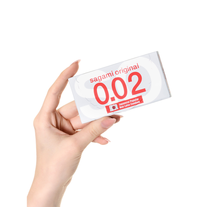 Презервативы Sagami, original 0.02, полиуретан, ультратонкие, гладкие, 19 см, 5,8 см, 2 шт.