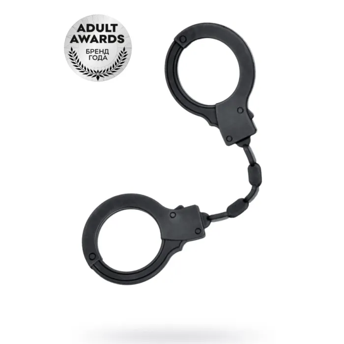 Силиконовые наручники A-Toys by TOYFA, силикон, черные, 33 см