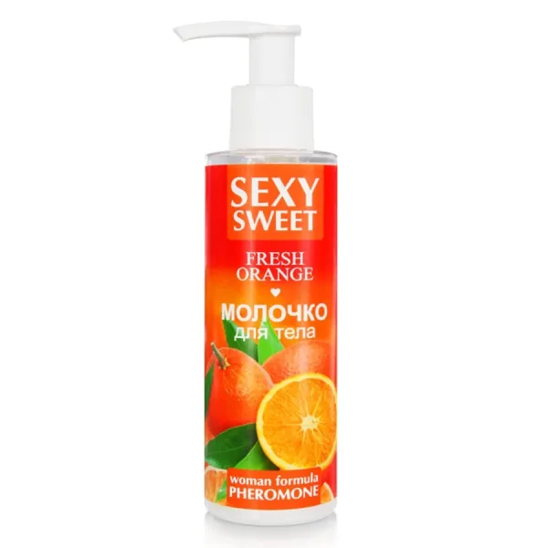 Молочко для тела Sexy Sweet FRESH ORANGE с феромонами 150 мл. Молочко для тела Sexy Sweet FRESH ORANGE с феромонами 150 мл.