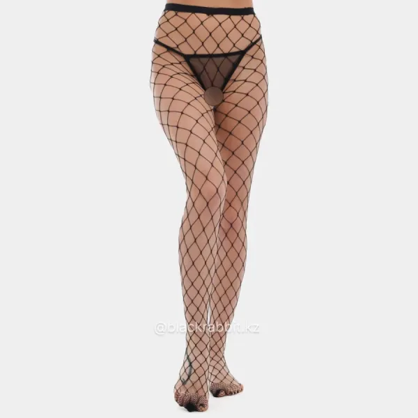 Колготки в крупную сеточку
