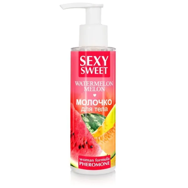 Молочко для тела SEXY SWEET WATERMELON&MELON с феромонами 150 мл Молочко для тела SEXY SWEET WATERMELON&MELON с феромонами 150 мл