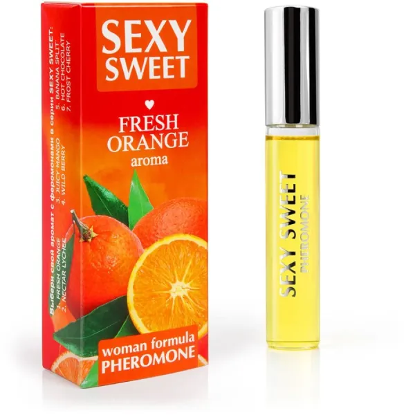 Парфюмированное средство для тела SEXY SWEET FRESH ORANGE с феромонами 10 мл