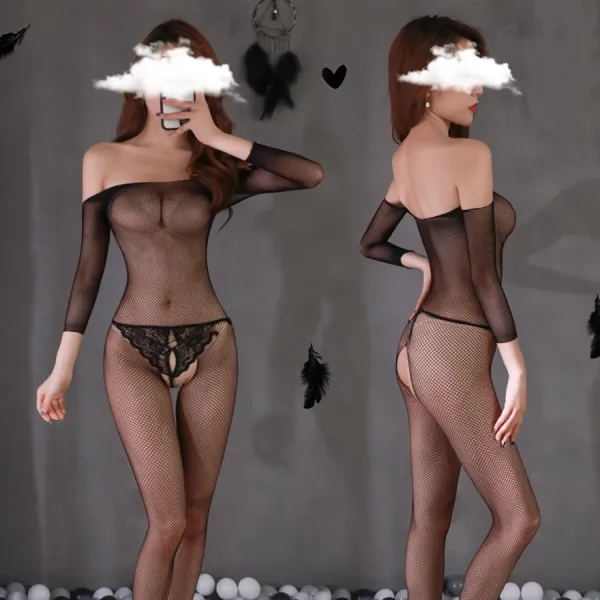 Боди в сеточку с доступом