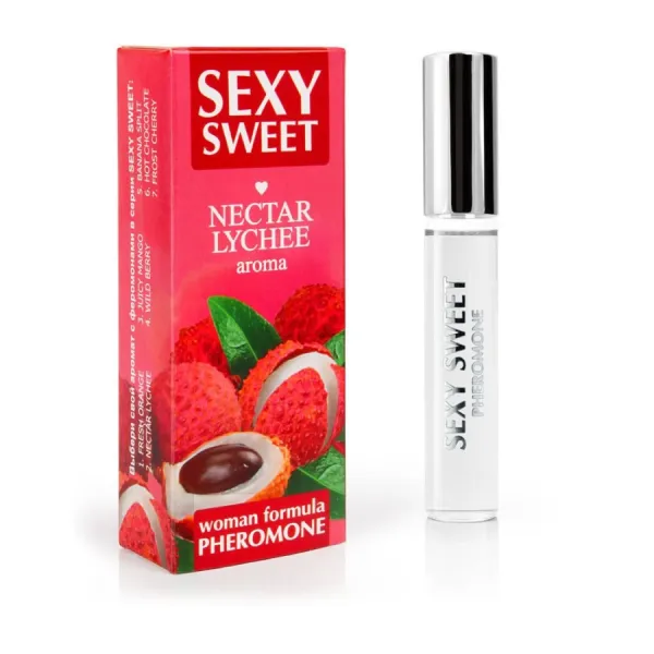 Парфюмированное средство для тела SEXY SWEET NECTAR LYCHEE с феромонами 10 мл