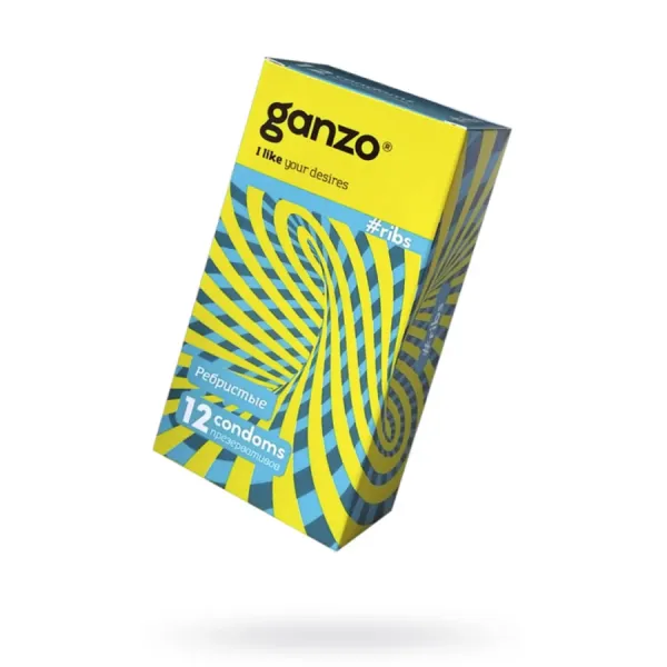Презервативы Ganzo, ribs, латекс, ребристые, 18 см, 5,2 см, 12 шт. Презервативы Ganzo, ribs, латекс, ребристые, 18 см, 5,2 см, 12 шт.