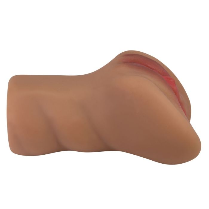  Мастурбатор комбинированный "Caroline", Коричневый