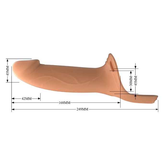 Страпон мужской "Landon", Pretty love, Телесный