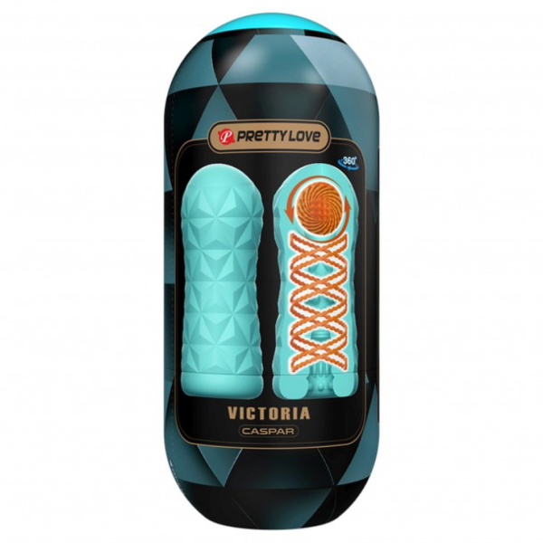 Мастурбатор со спиралью и шариком Pretty Love Victoria Caspar