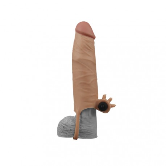 Удлиняющая насадка с вибррпулей Pleasure Extender Sleeve от Lovetoy