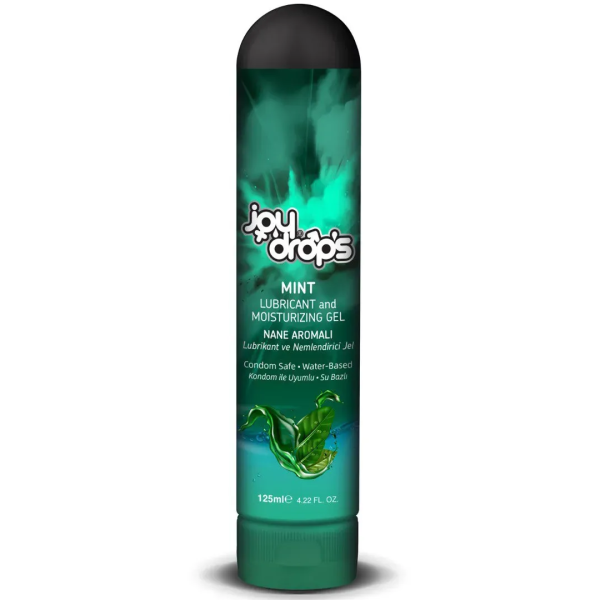 Смазка на водной основе "Joydrops "Mint" с ароматом мяты, 125 мл