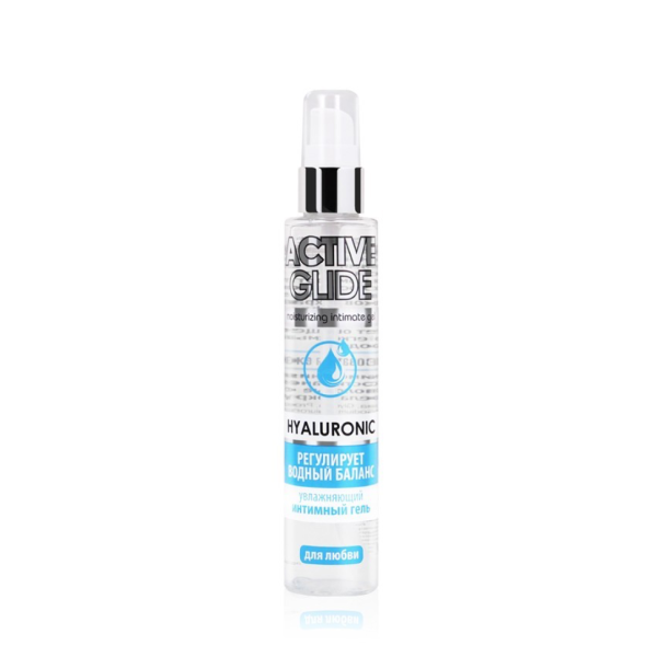 Увлажняющий интимный гель ACTIVE GLIDE HYALURONIC, 100 г