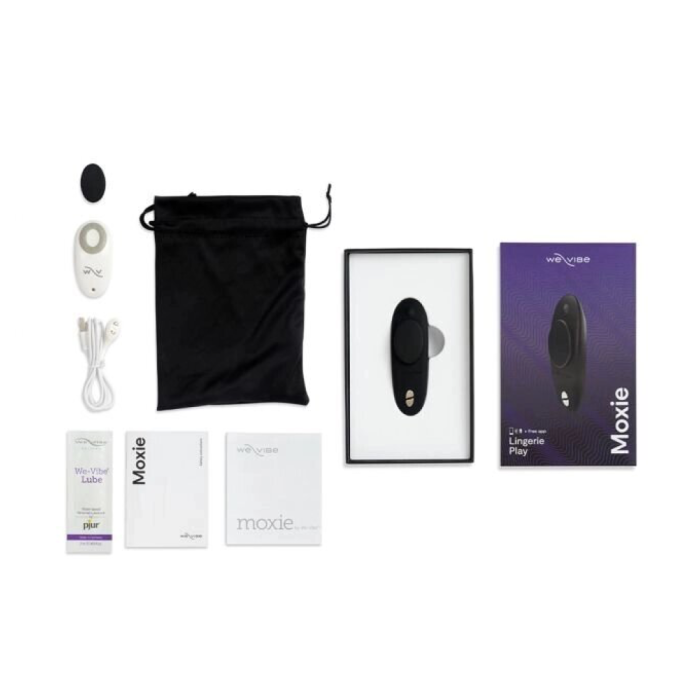WE-VIBE Клиторальный вибратор Moxie черный