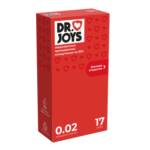 Презервативы DR. JOYS классические (большая упаковка, 17 штук в пачке)