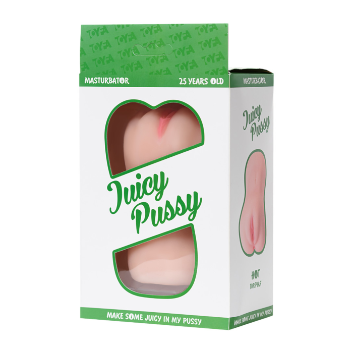 Мастурбатор реалистичный Juicy Pussy by TOYFA Hot 25 лет, TPR, телесный, 14,5 см