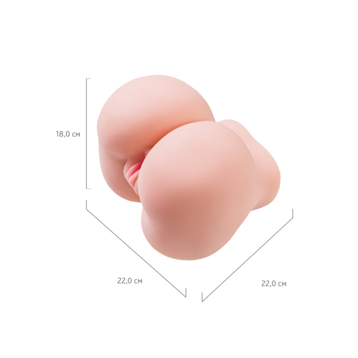 Мастурбатор реалистичный Juicy Pussy by TOYFA Amanda, TPE, телесный, 22 см
