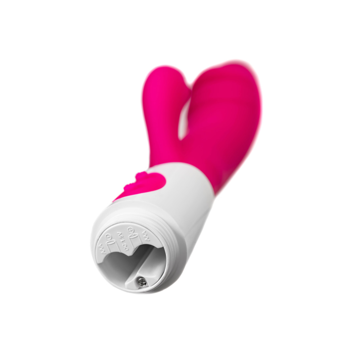 Вибратор с клиторальным стимулятором A-Toys by TOYFA Area, силикон, розовый, 19,5 см