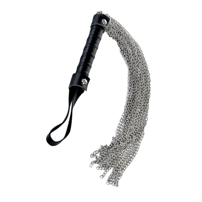 Флоггер из цепочек TOYFA Theatre, металл, серебряный, 53,5 см