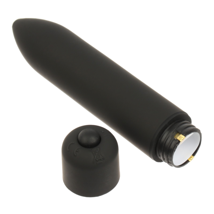 Вибратор вибропуля, ABS-пластик, софт-силикон 10 режимов, 9 см, черный