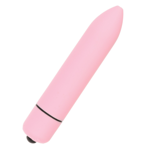 Вибратор вибропуля, ABS-пластик, софт-силикон 10 режимов, 9 см, розовый