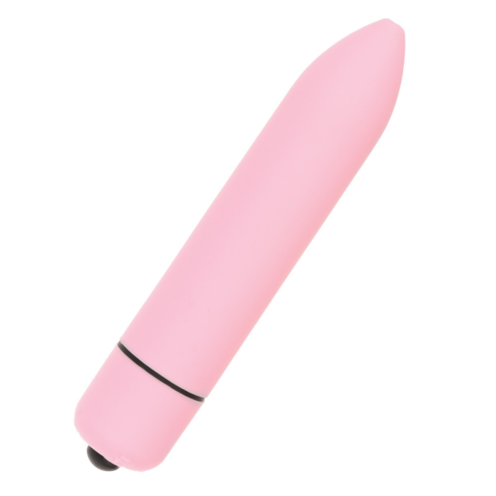 Вибратор вибропуля, ABS-пластик, софт-силикон 10 режимов, 9 см, розовый
