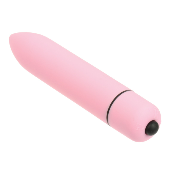 Вибратор вибропуля, ABS-пластик, софт-силикон 10 режимов, 9 см, розовый