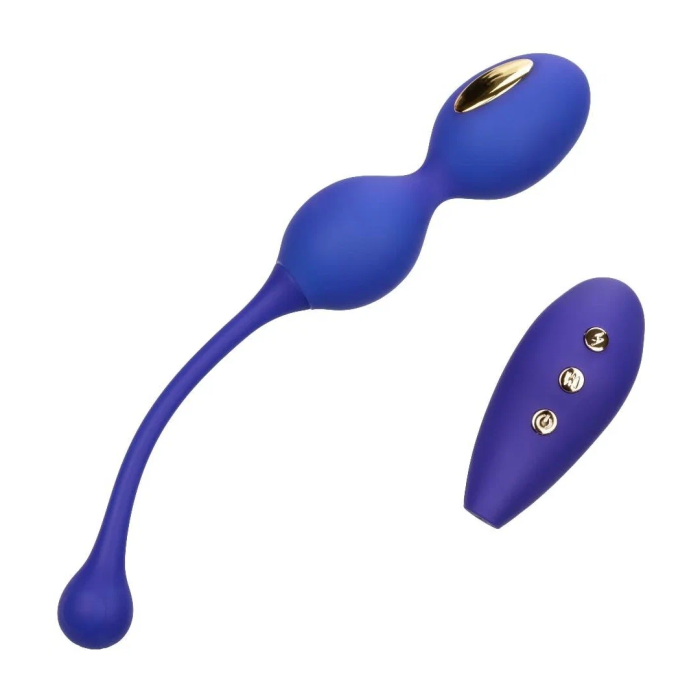 Вагинальные шарики с вибрацией и электростимуляцией CalExotics Impulse, пульт ДУ