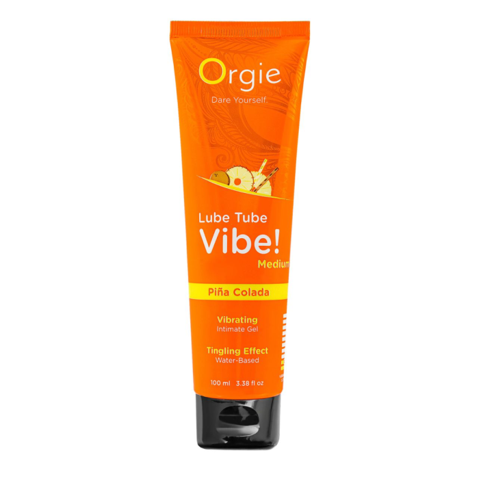 Возбуждающая смазка со вкусом "Пина Колада" Orgie LUBE TUBE VIBE! - 100мл