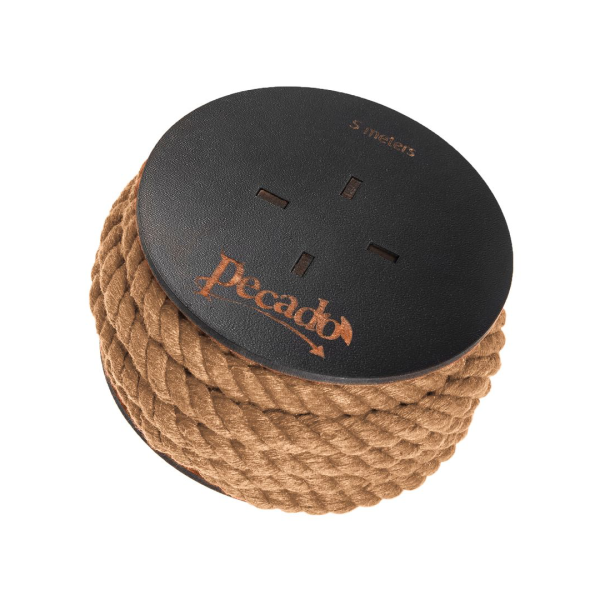 Веревка для шибари Pecado BDSM, на катушке, джут, бежевая, 5 м