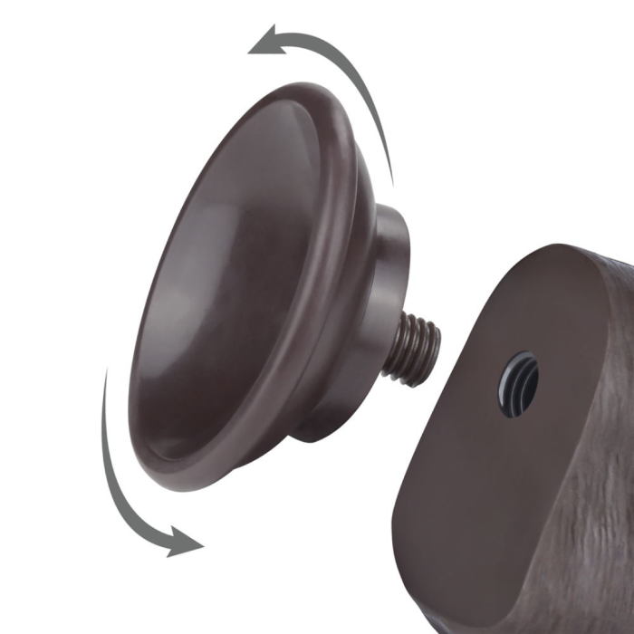 Фаллоимитатор "Dual Layer Dong 6" на присоске, Черный