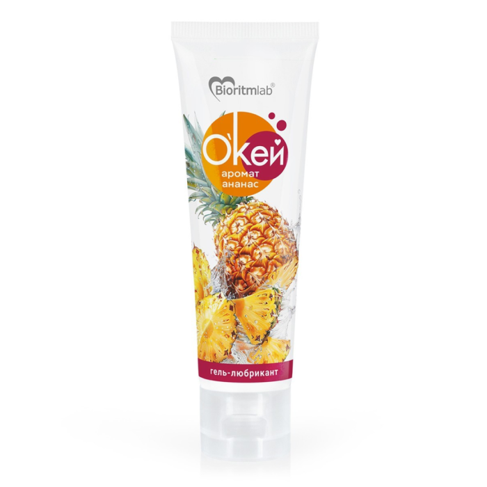Гель-любрикант О`КЕЙ аромат АНАНАС туб пластиковый 50 г