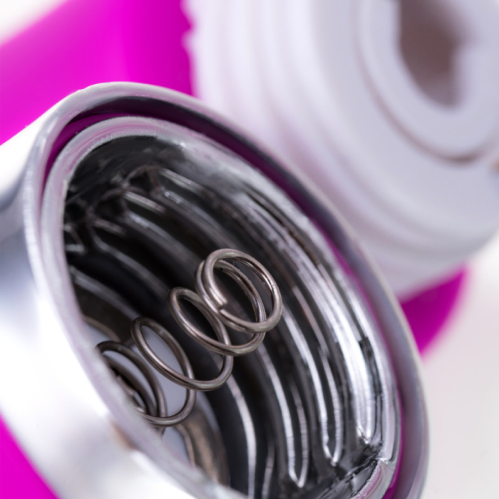 Вибратор с клиторальным стимулятором JOS JOLY, с WOW-режимом, силикон, фиолетовый, 19,6 см