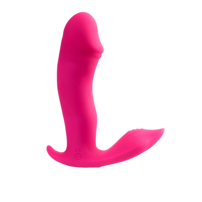 Стимулятор точки G с голосовым управлением JOS TILLY, силикон, розовый, 11 см