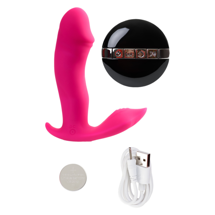 Стимулятор точки G с голосовым управлением JOS TILLY, силикон, розовый, 11 см