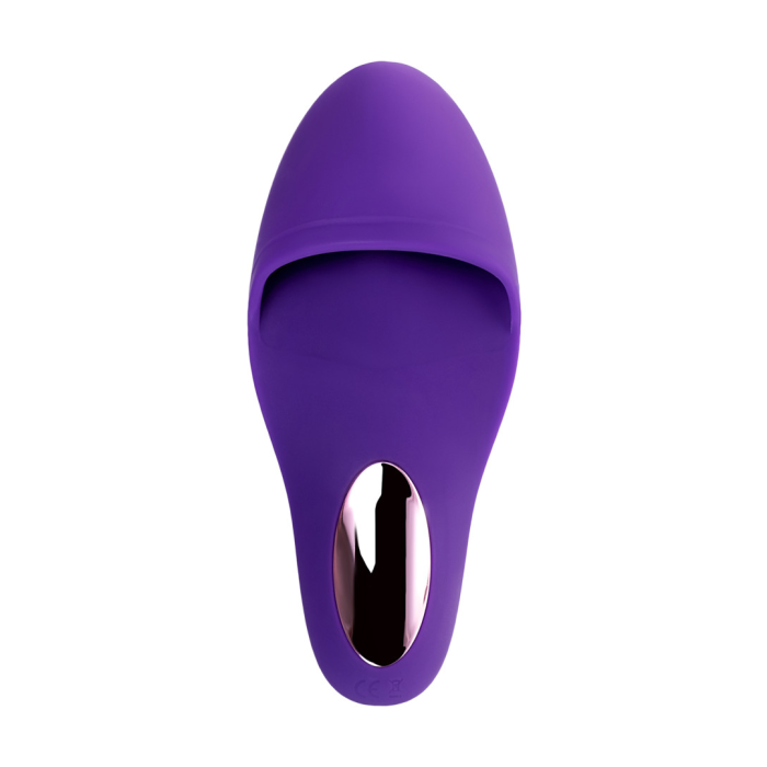 Клиторальный стимулятор - насадка JOS Swizzy, силикон, фиолетовый, 12 см