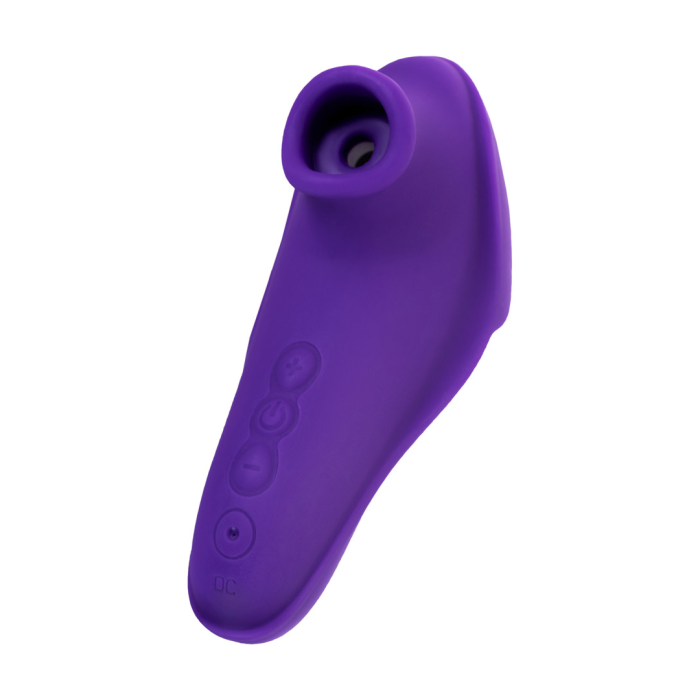 Клиторальный стимулятор - насадка JOS Swizzy, силикон, фиолетовый, 12 см