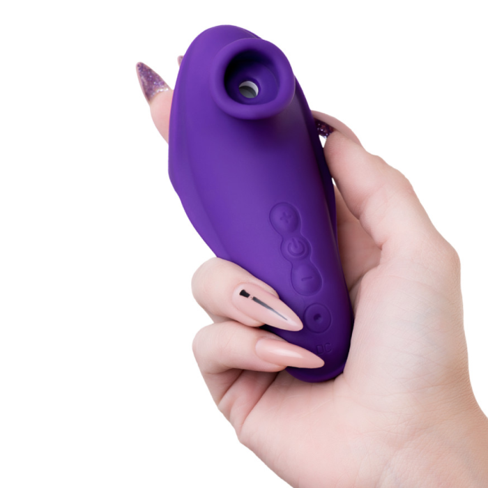 Клиторальный стимулятор - насадка JOS Swizzy, силикон, фиолетовый, 12 см