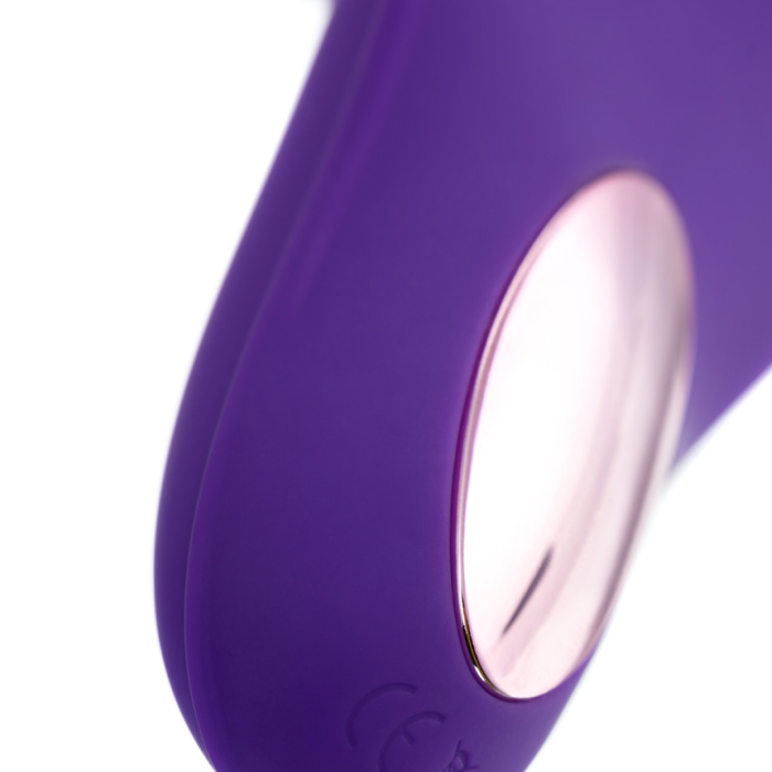 Клиторальный стимулятор - насадка JOS Swizzy, силикон, фиолетовый, 12 см