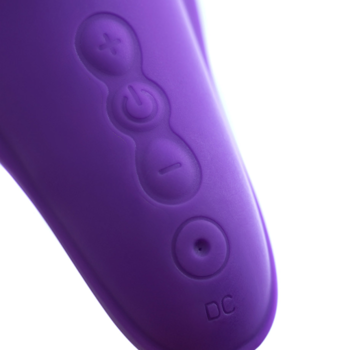 Клиторальный стимулятор - насадка JOS Swizzy, силикон, фиолетовый, 12 см