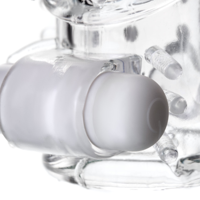 Насадка на пенис A-Toys by TOYFA Fril с вибропулей, TPR, прозрачная, 13,4 см