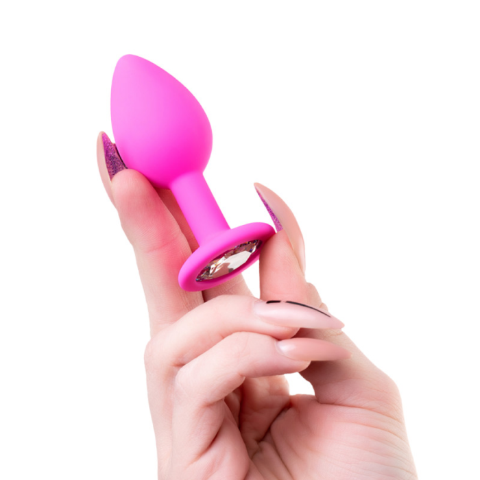 Анальная втулка ToDo by Toyfa Brilliant, силикон, розовая, 7 см, Ø 2,8 см, 50 г