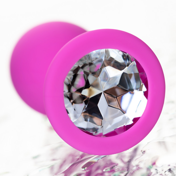 Анальная втулка ToDo by Toyfa Brilliant, силикон, розовая, 7 см, Ø 2,8 см, 50 г