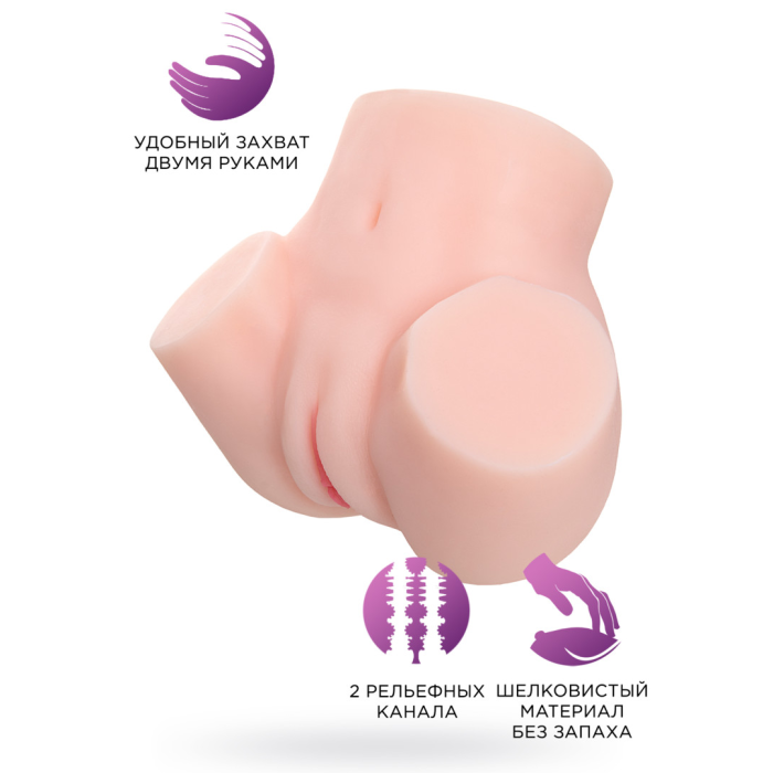 Мастурбатор реалистичный Juicy Pussy by TOYFA Adele, TPE, телесный