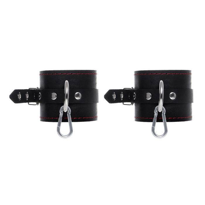 Бондажная система Pecado BDSM, для фиксации рук и поддержки ног, натуральная кожа, черная